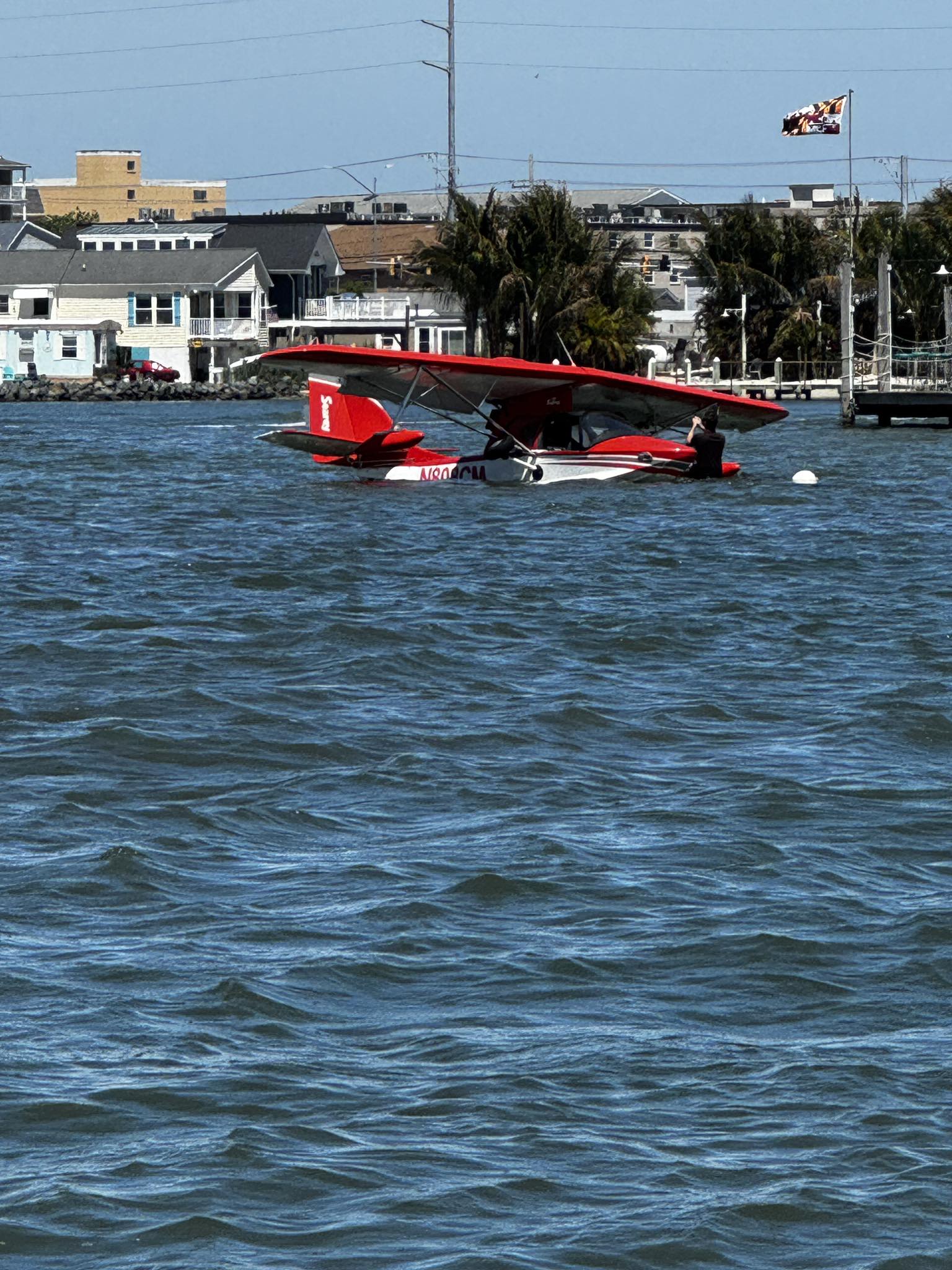 Small plane lands in Assawoman Bay near Seacrets Sunday