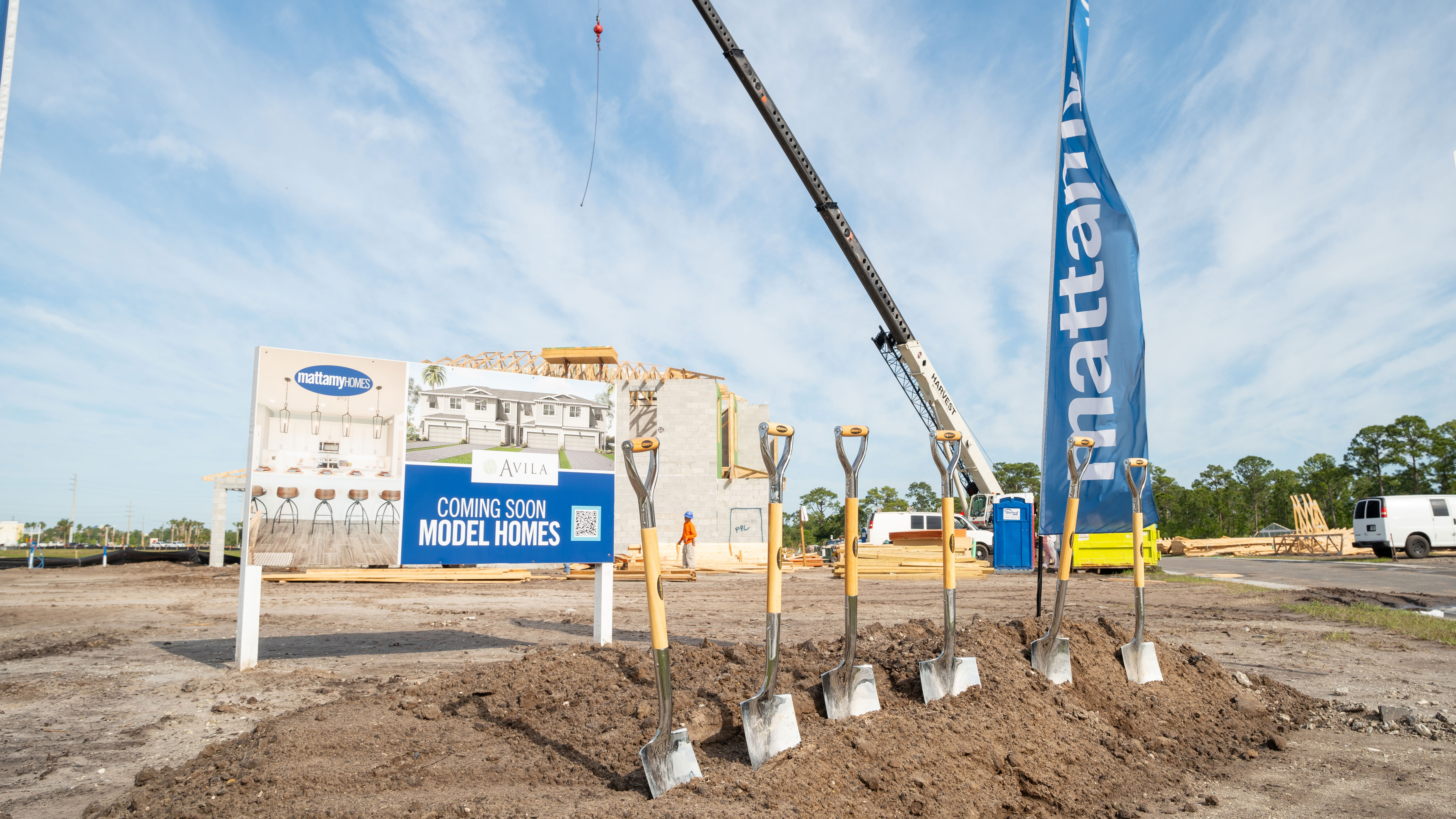 A groundbreaking ceremony was held in April 2024 for a new community in Jensen Beach called Avila.