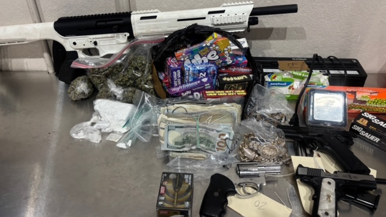 Man arrested after search, deputies seize drugs, guns, cash: HCSO