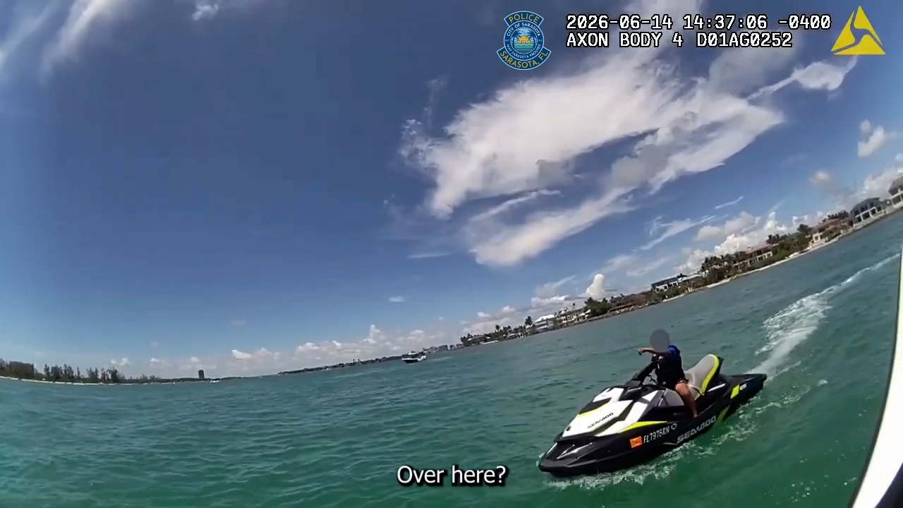Sarasota police stop 8-year-old illegally operating jet ski off Lido Key: SPD