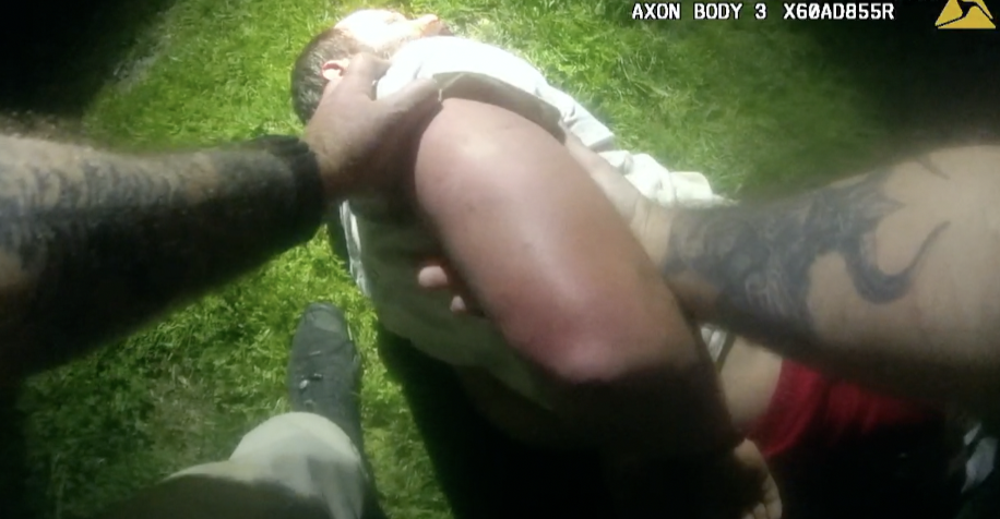 Robert Buckner getting arrested by Accomack County Sheriff's Office 