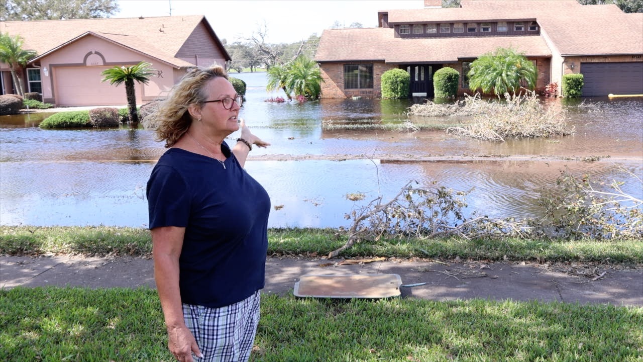 Two weeks after Hurricane Milton, flood waters remain 