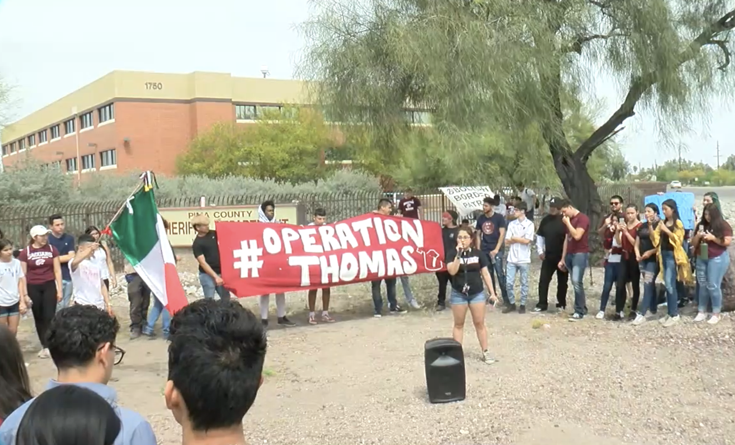 KNXV Desert View Students Protest Classmate's ICE detention