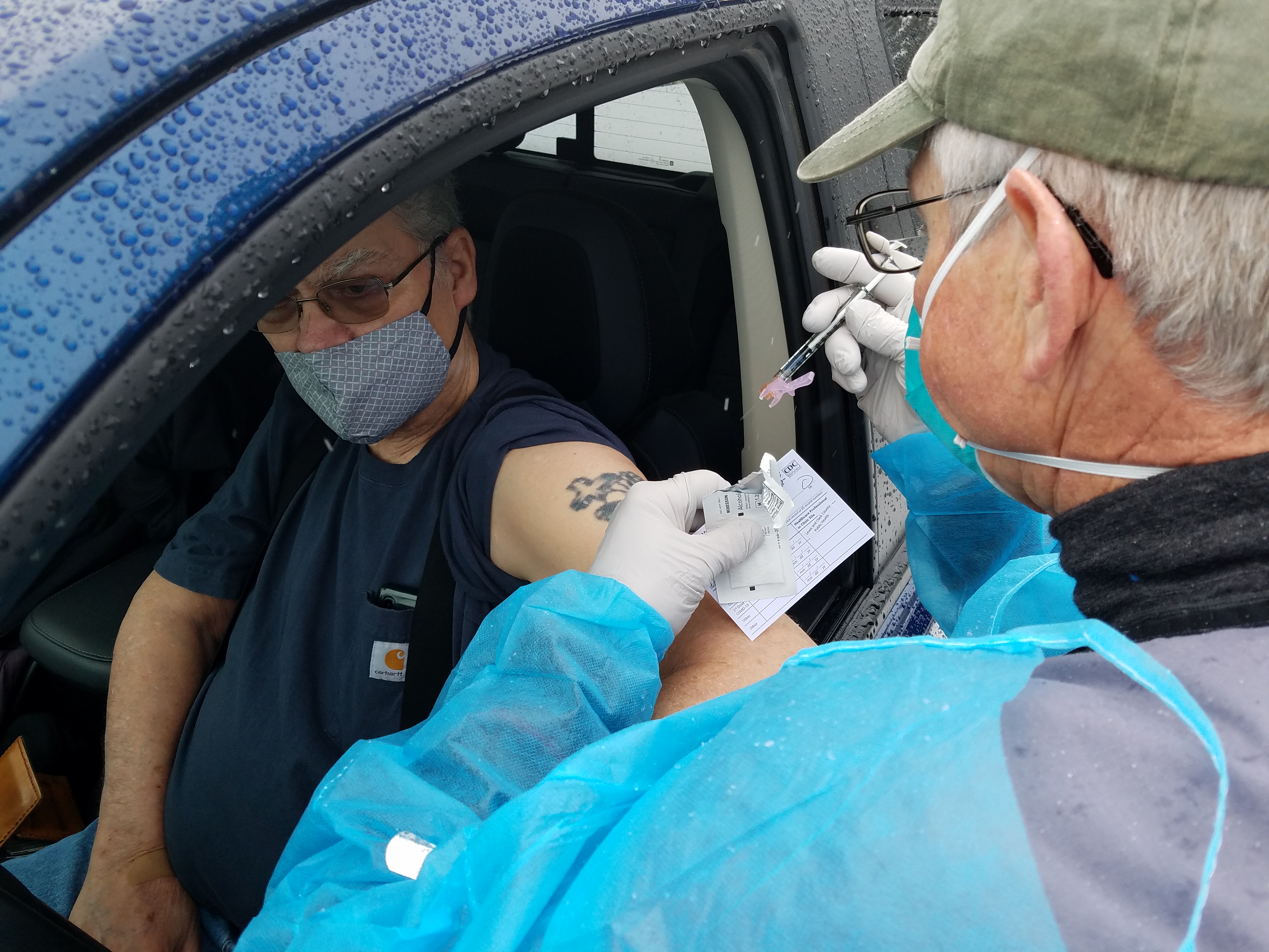 Mobile vaccination clinic in Lincoln, MT