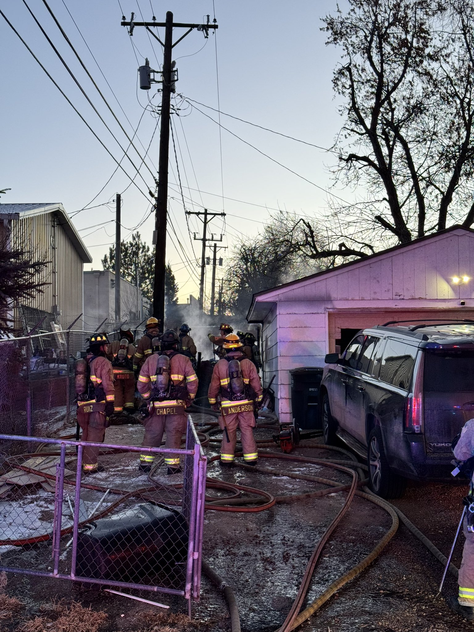 Early Morning Fire Colorado Springs 