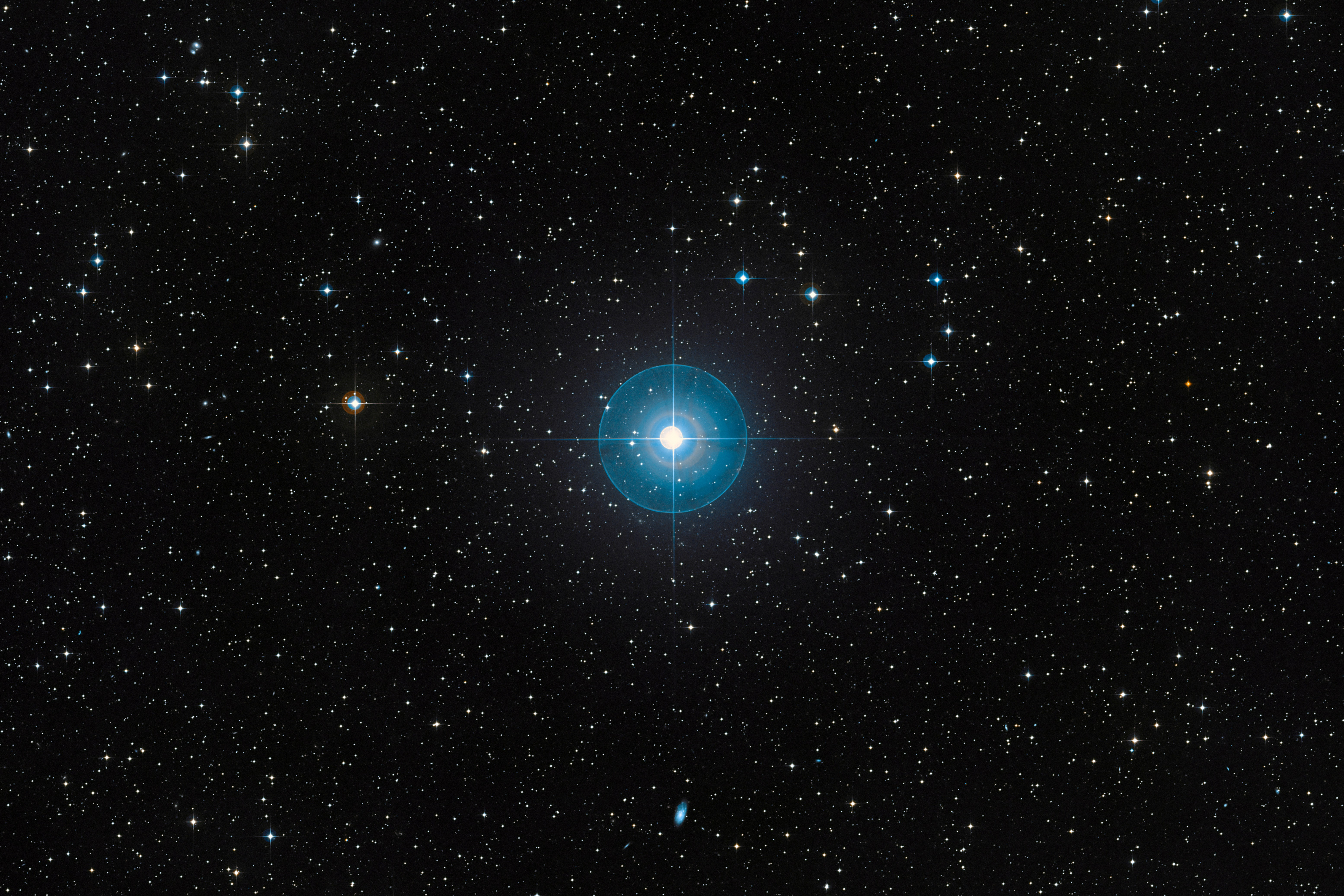 This image provided by the European Southern Observatory shows the Beta Pictoris region on March 6, 2014. 
