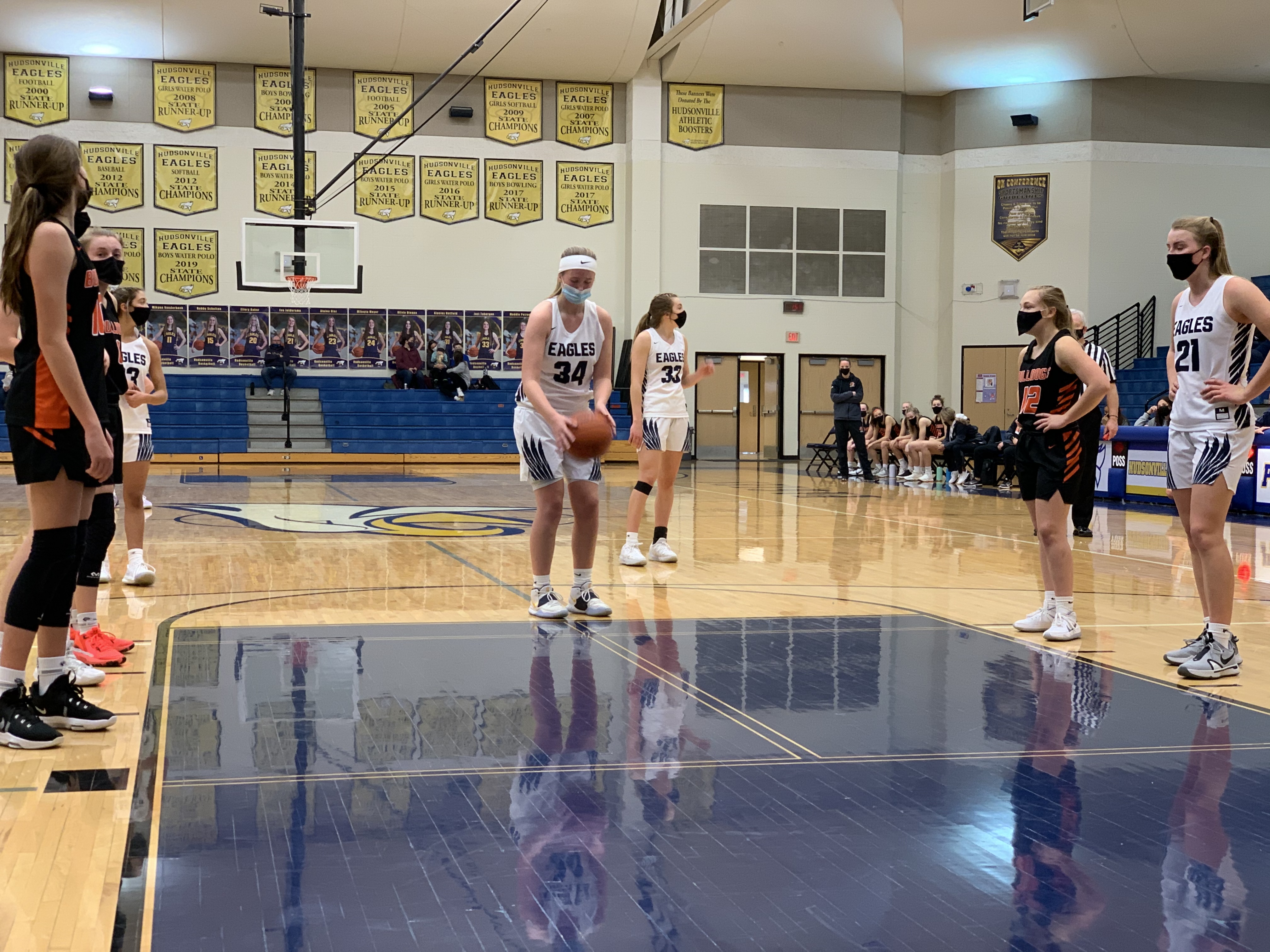 Maddie Petroelje helps lead Hudsonville