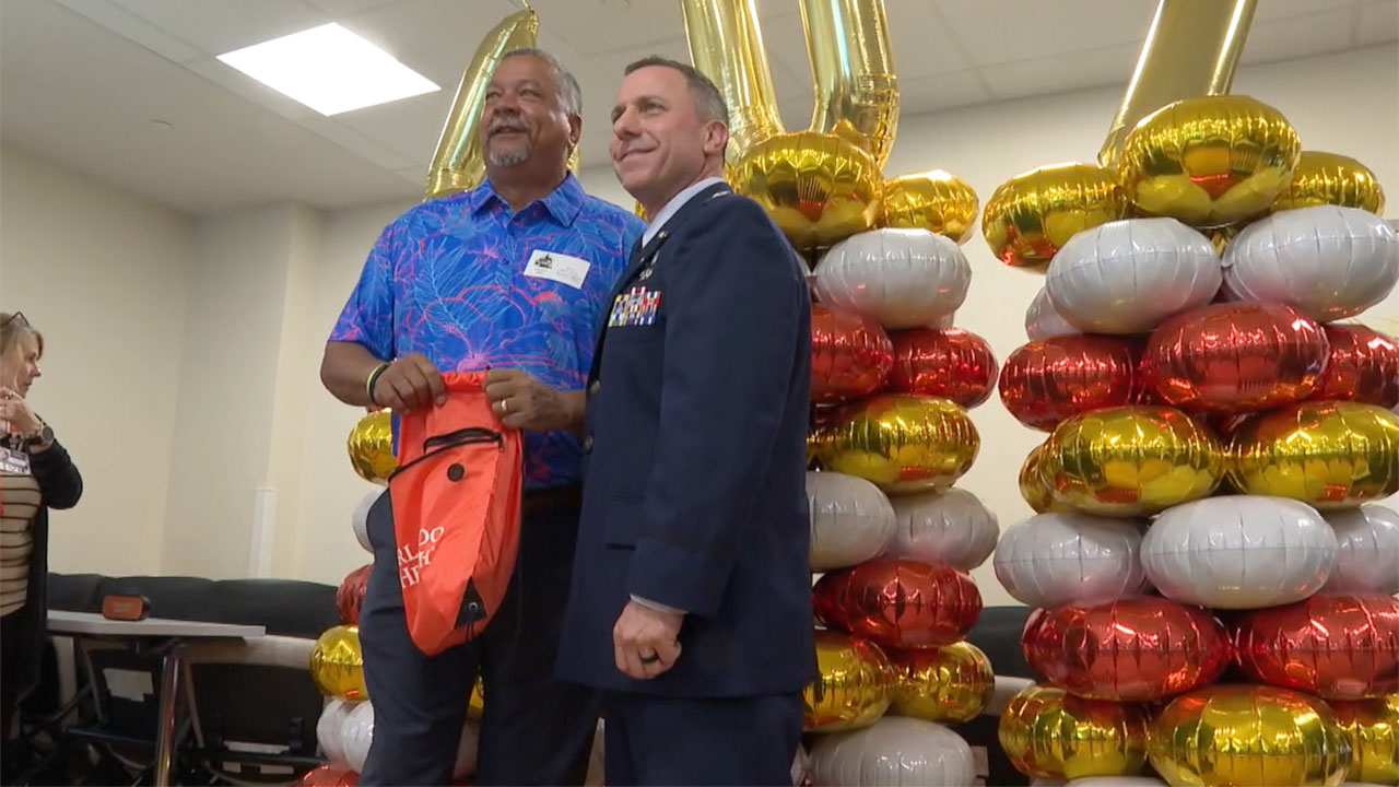 As part of its Day of Giving on April 7, 2026, the team at Orlando Health Sebastian River Hospital on the Treasure Coast assembled 500 kits with food and other essentials to support veterans experiencing homelessness.