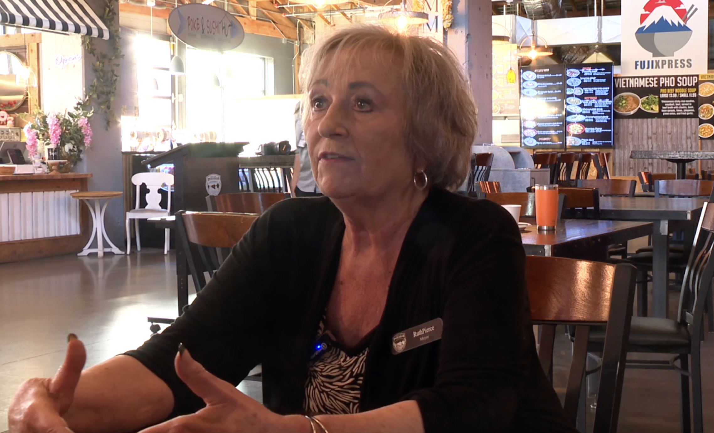 Mayor Pierce explains the challenges of a population that doubles daily