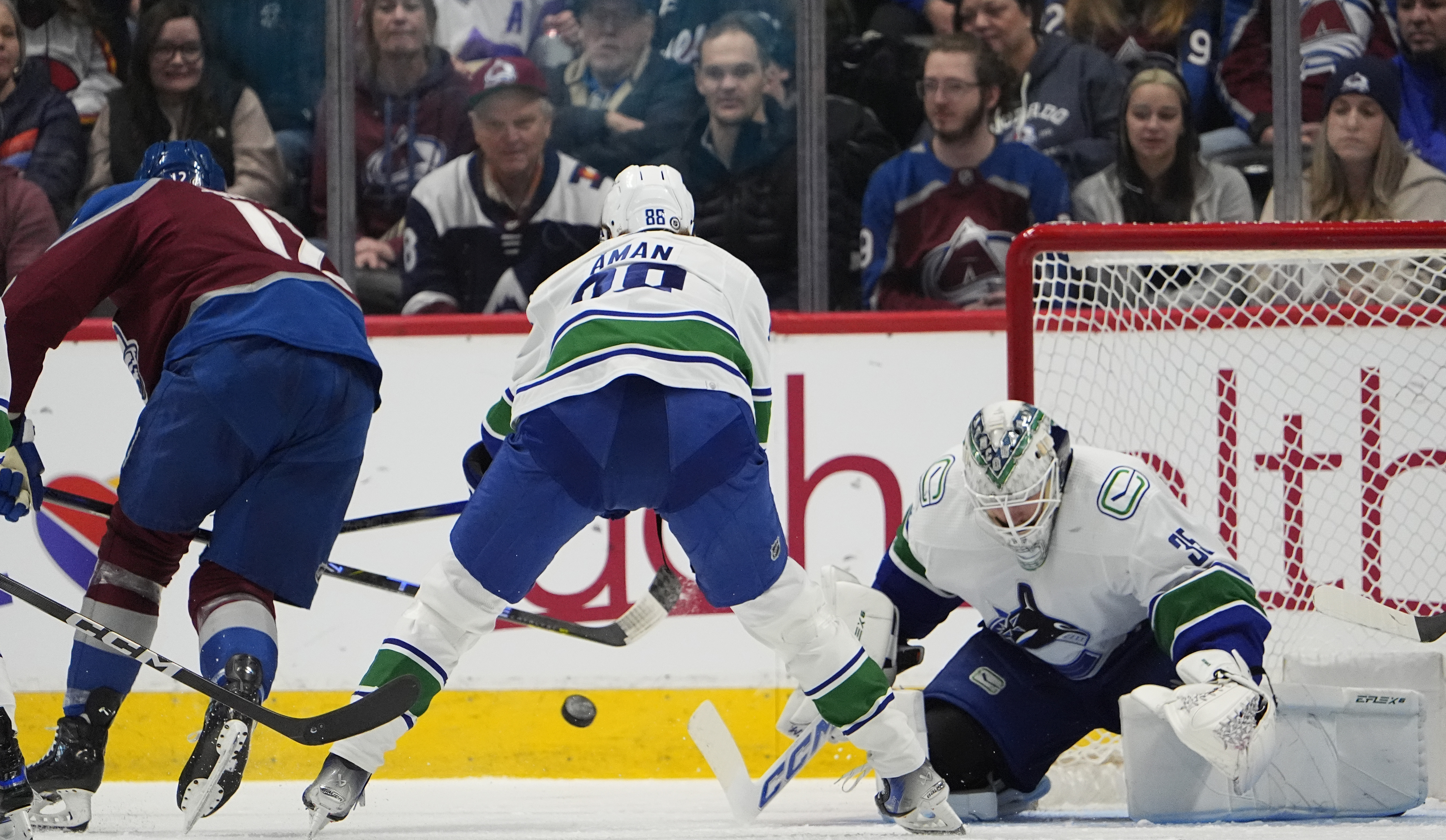 Canucks Avalanche Hockey
