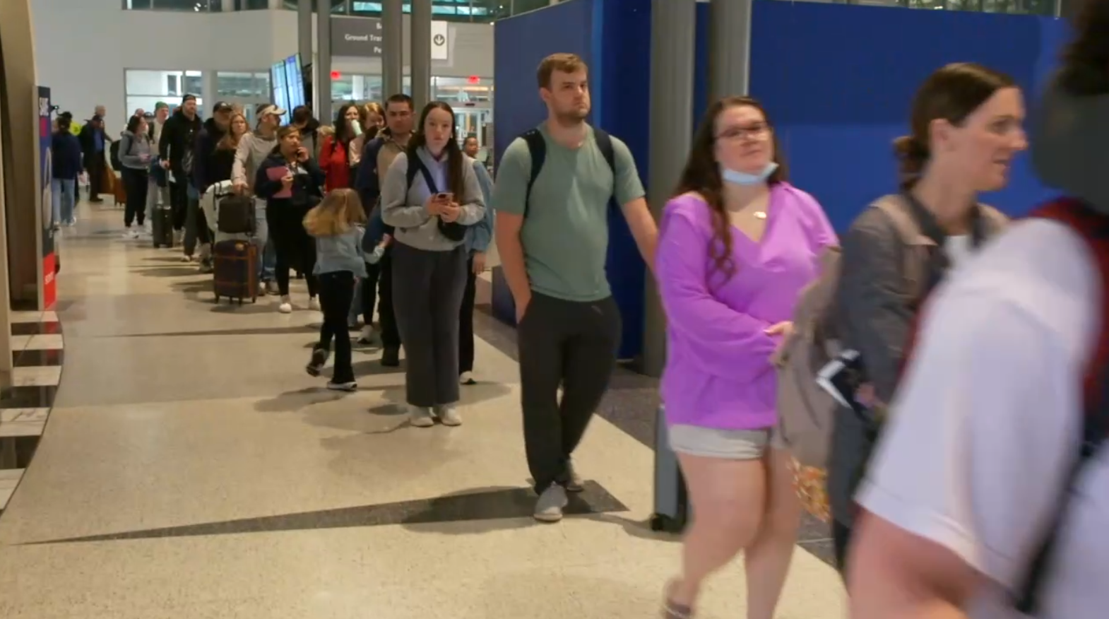 CVG security line 