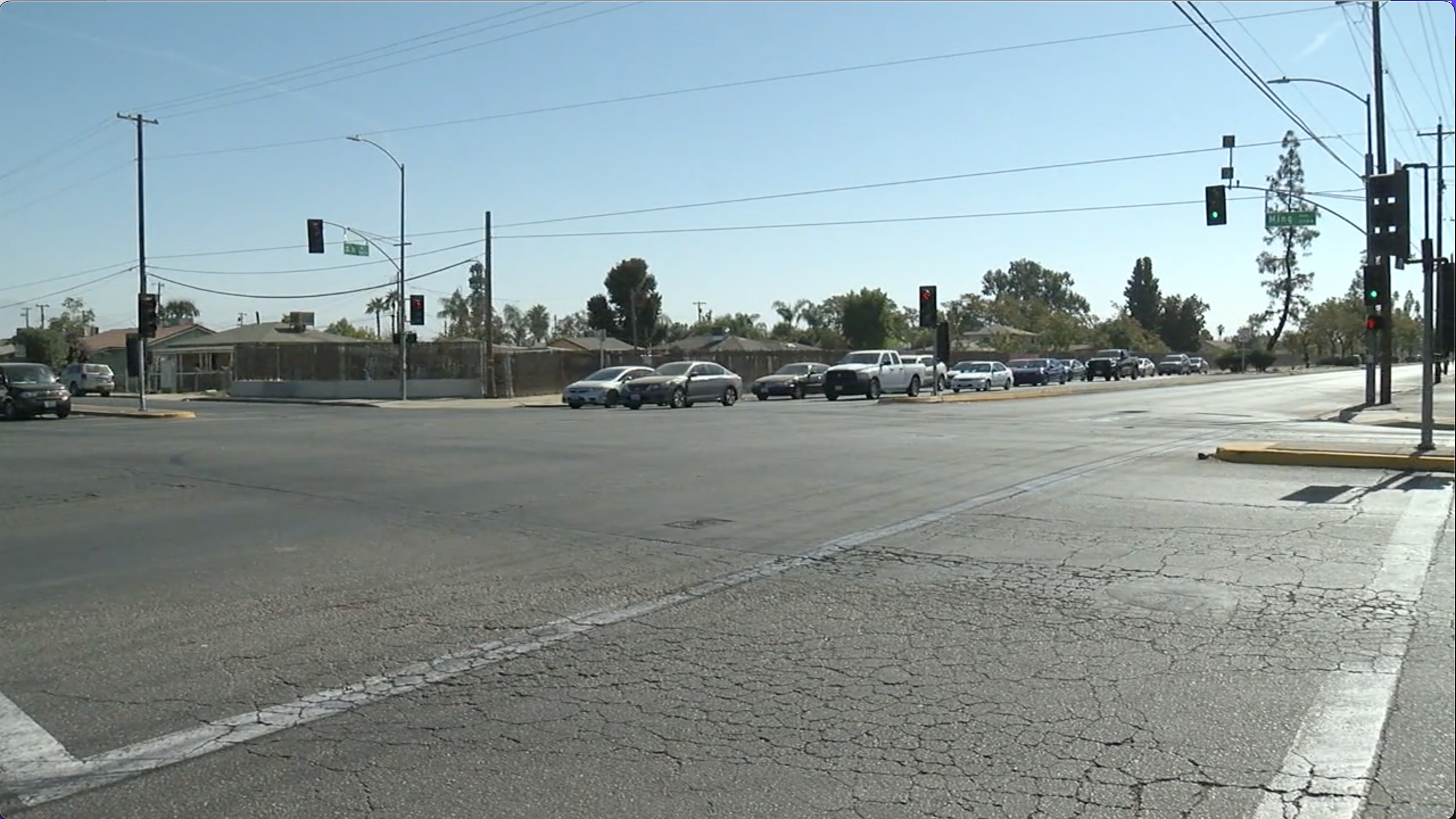 The intersection of Ming and New Stine in Bakersfield