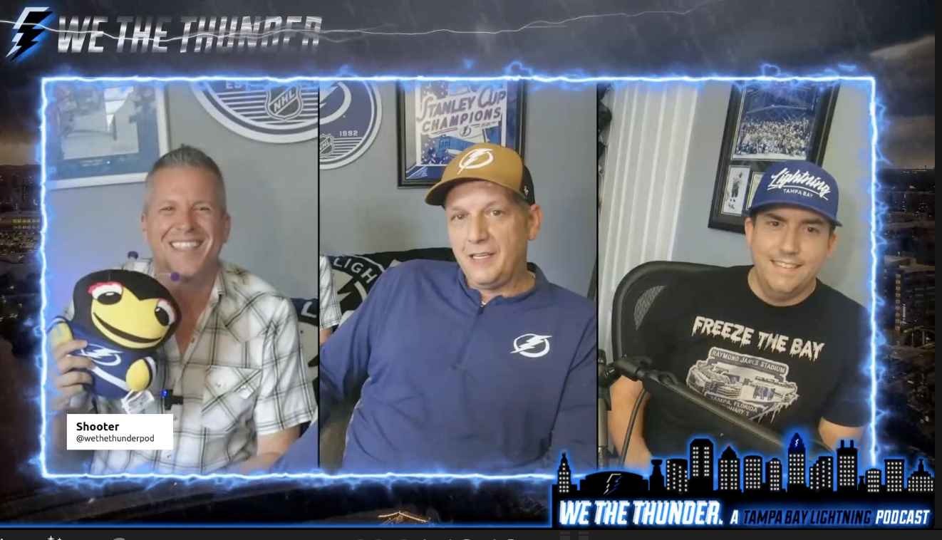 'We the Thunder' fan podcast unites the passionate Tampa Bay Lightning community