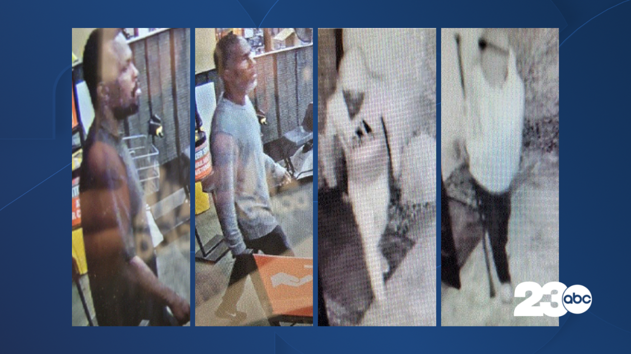 Four wanted for robbery