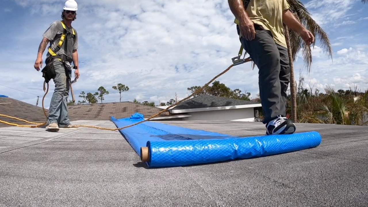 'Help is coming': U.S. Army Corps of Engineers ramping up blue roof program
