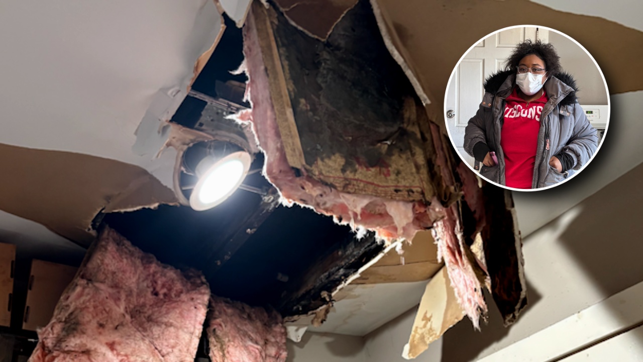 Racine renter turns to TMJ4 after kitchen ceiling collapse
