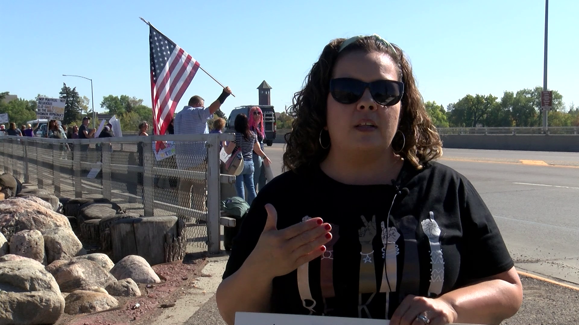 Reproductive rights rally in Great Falls (October 8, 2022)