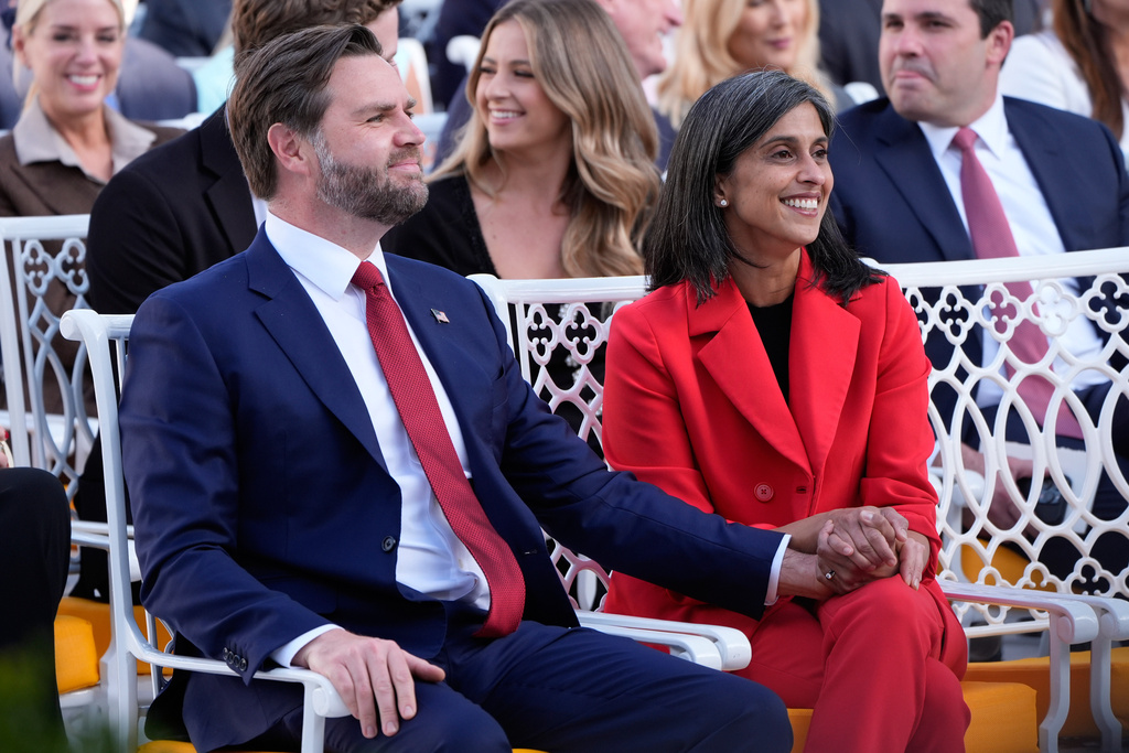 Vice President JD Vance and his wife Usha Vance.