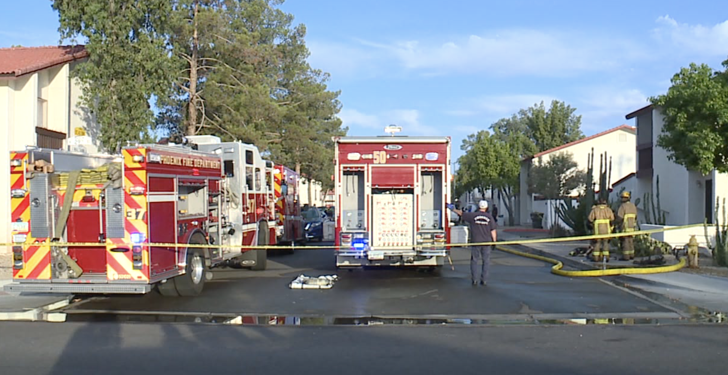 Condo fire 28th Street and Greenway Road 