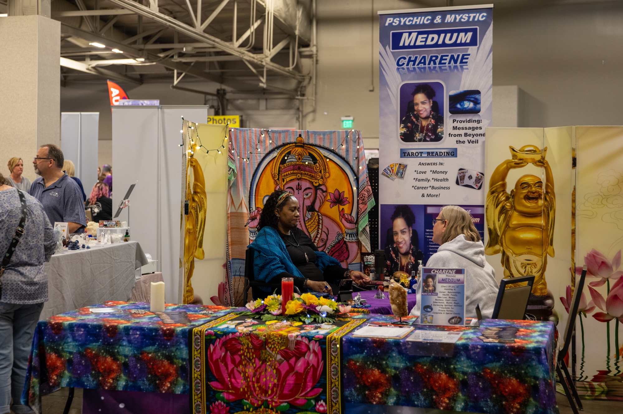 Charene reading at show (1).jpg