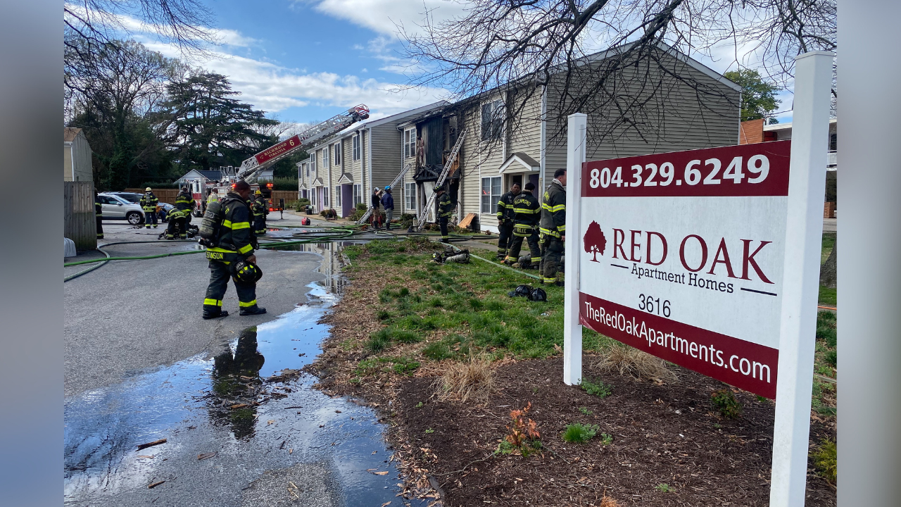 Multiple residents displaced after fire at Richmond apartment building