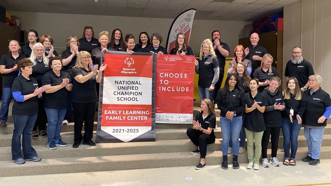 Great Falls Early Learning Family Center is one of three Special Olympics national banner Unified Champion Schools in Montana.
