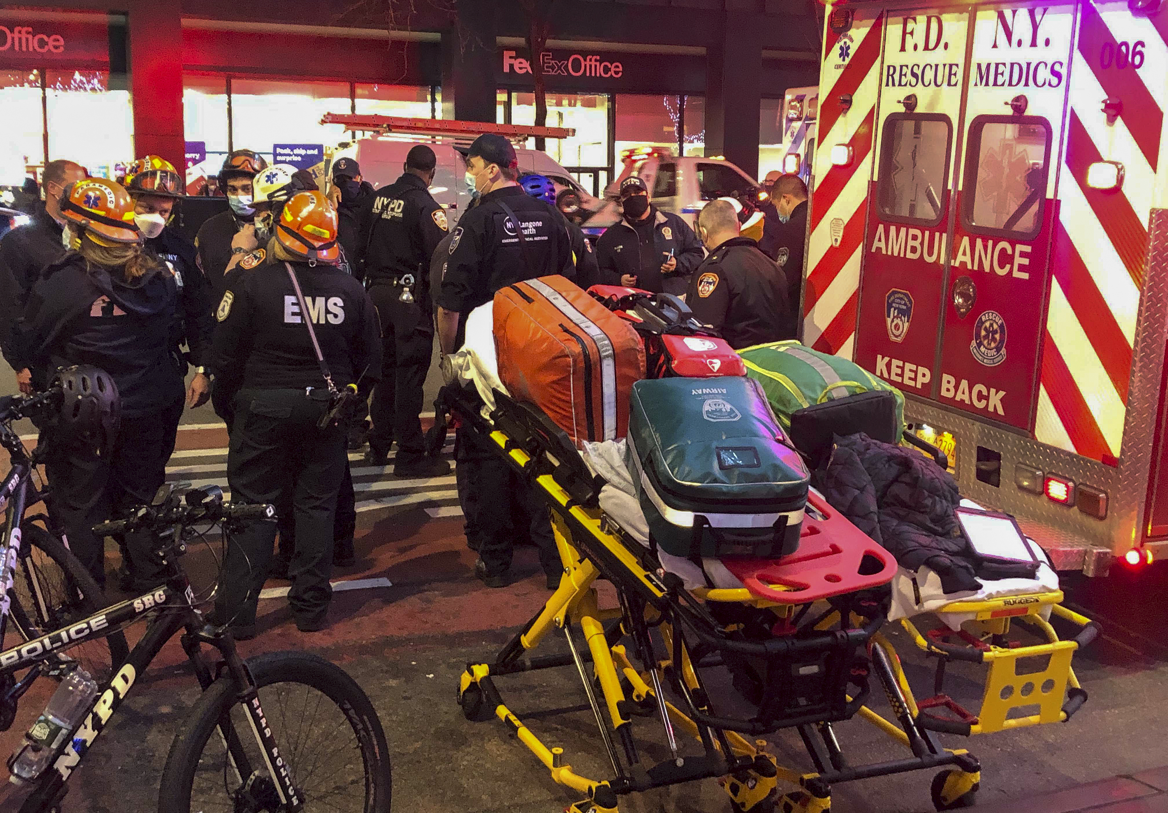 NYC Protest Pedestrians Struck