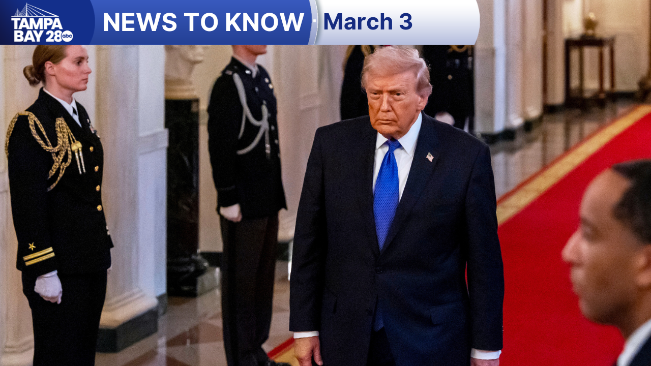 News to Know for March 3, 2026