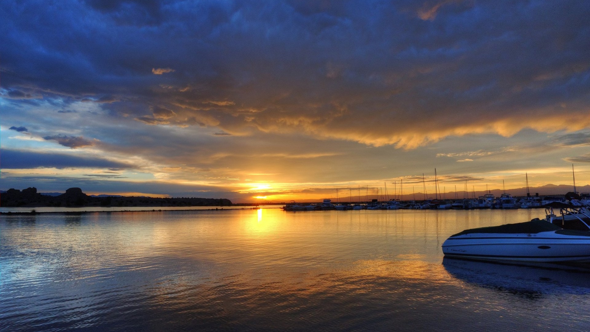 Lake Pueblo sunset