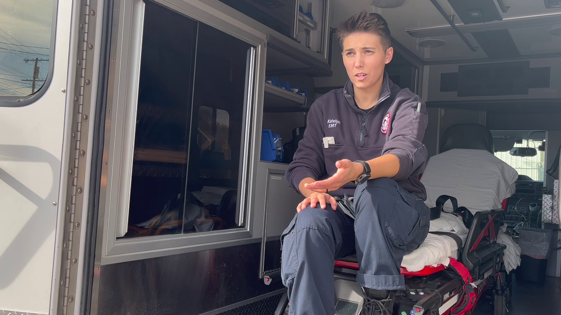 EMT Katelyn Throckmorton