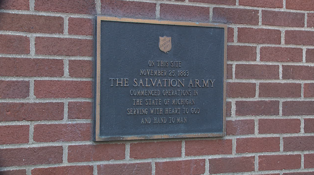 Salvation Army plaque