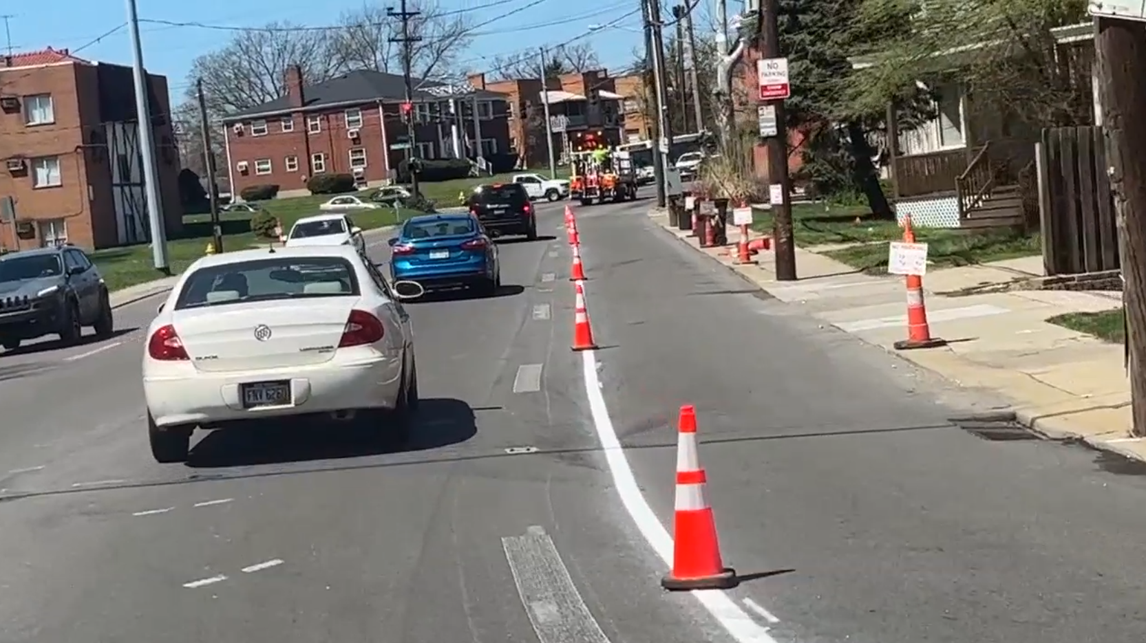 Glenway Avenu traffic calming measures