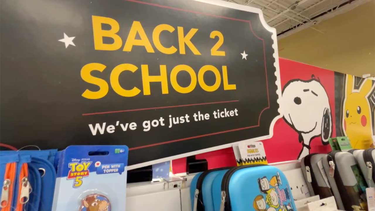Back to school sign