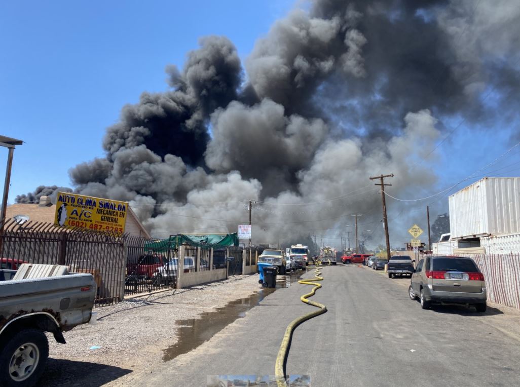 Recycling Fire - 29th Ave and Buckeye 