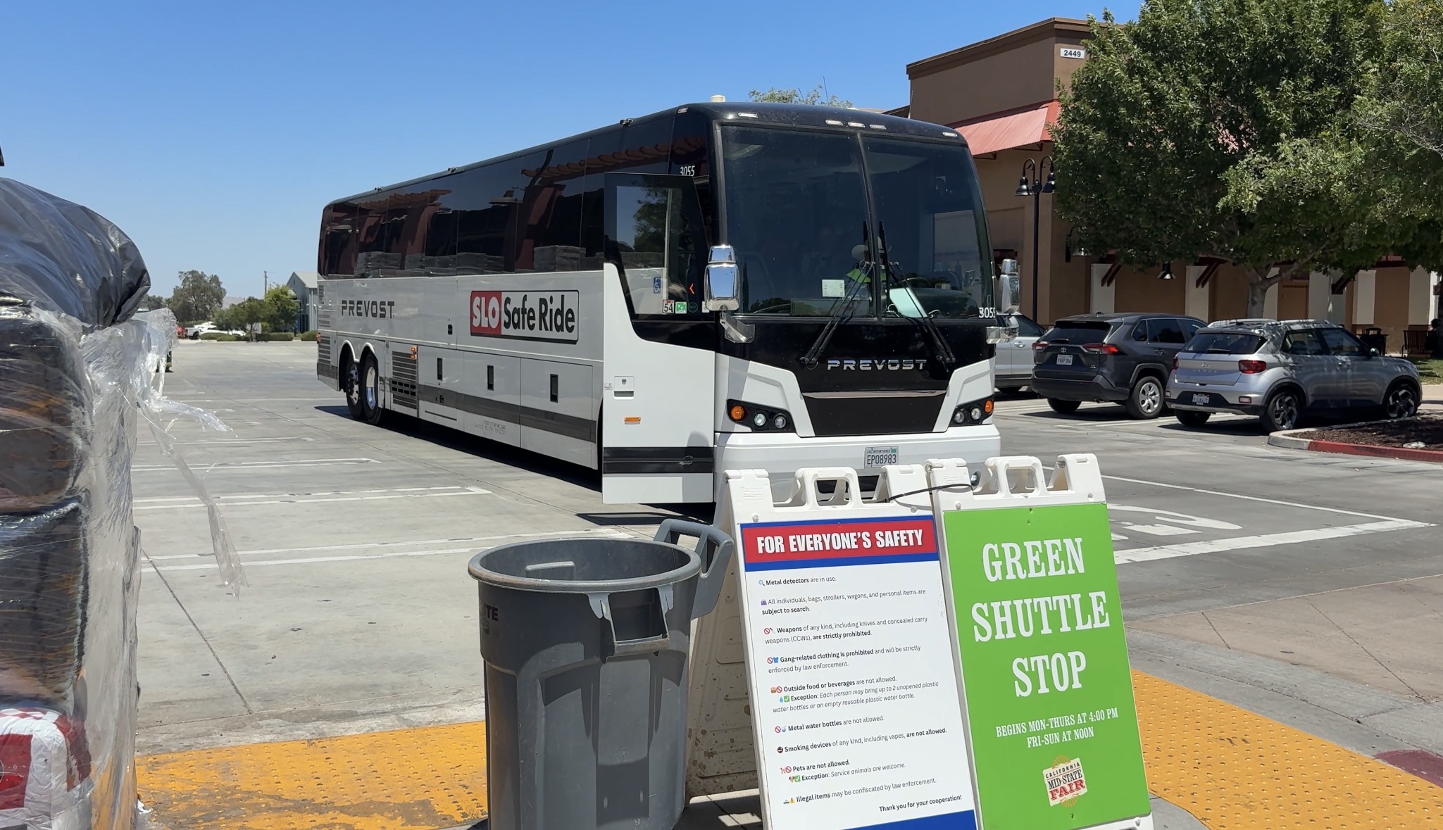 SLO Safe Ride shuttle to Mid-State Fair
