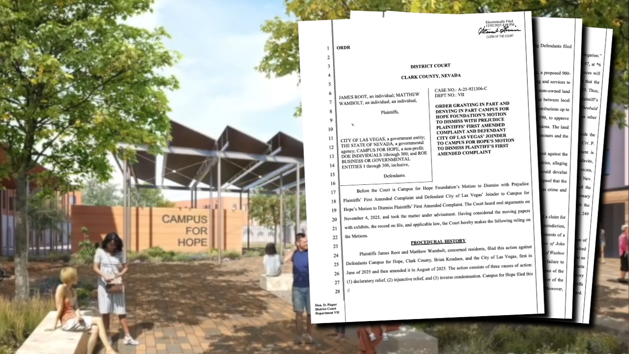 Lawsuit seeking to halt Campus for Hope construction dismissed