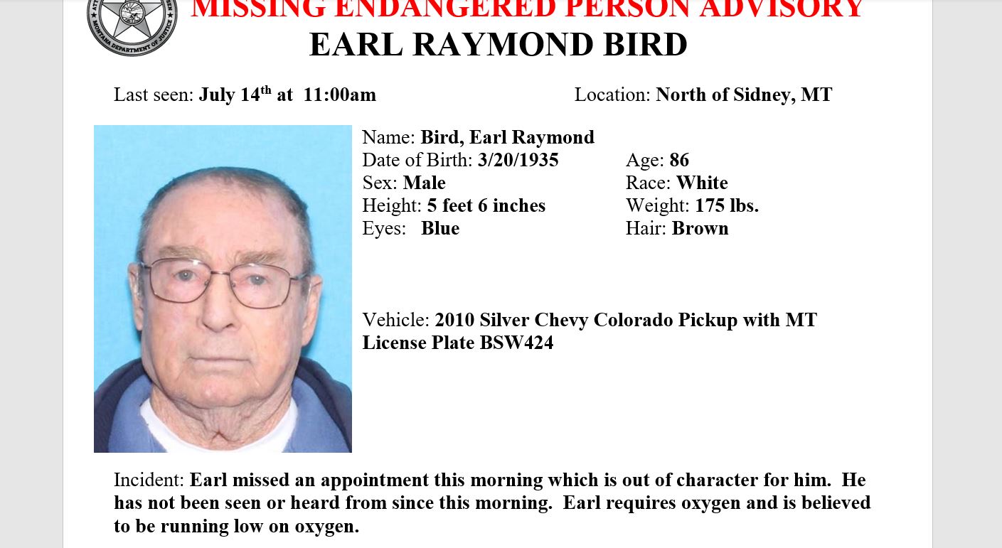 Missing person alert issued for Sidney man - Vimarsana News