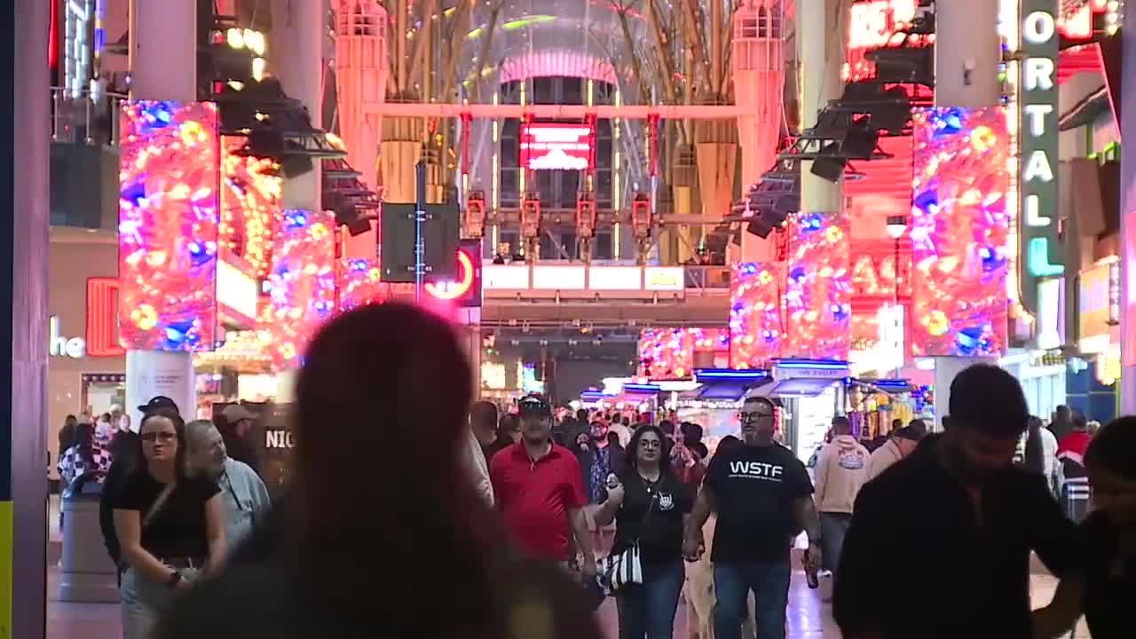 Fremont Street Experience lights up for the holiday season