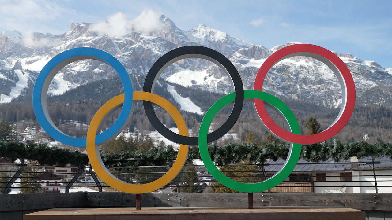 Milan & Cortina 2026 Olympic rings