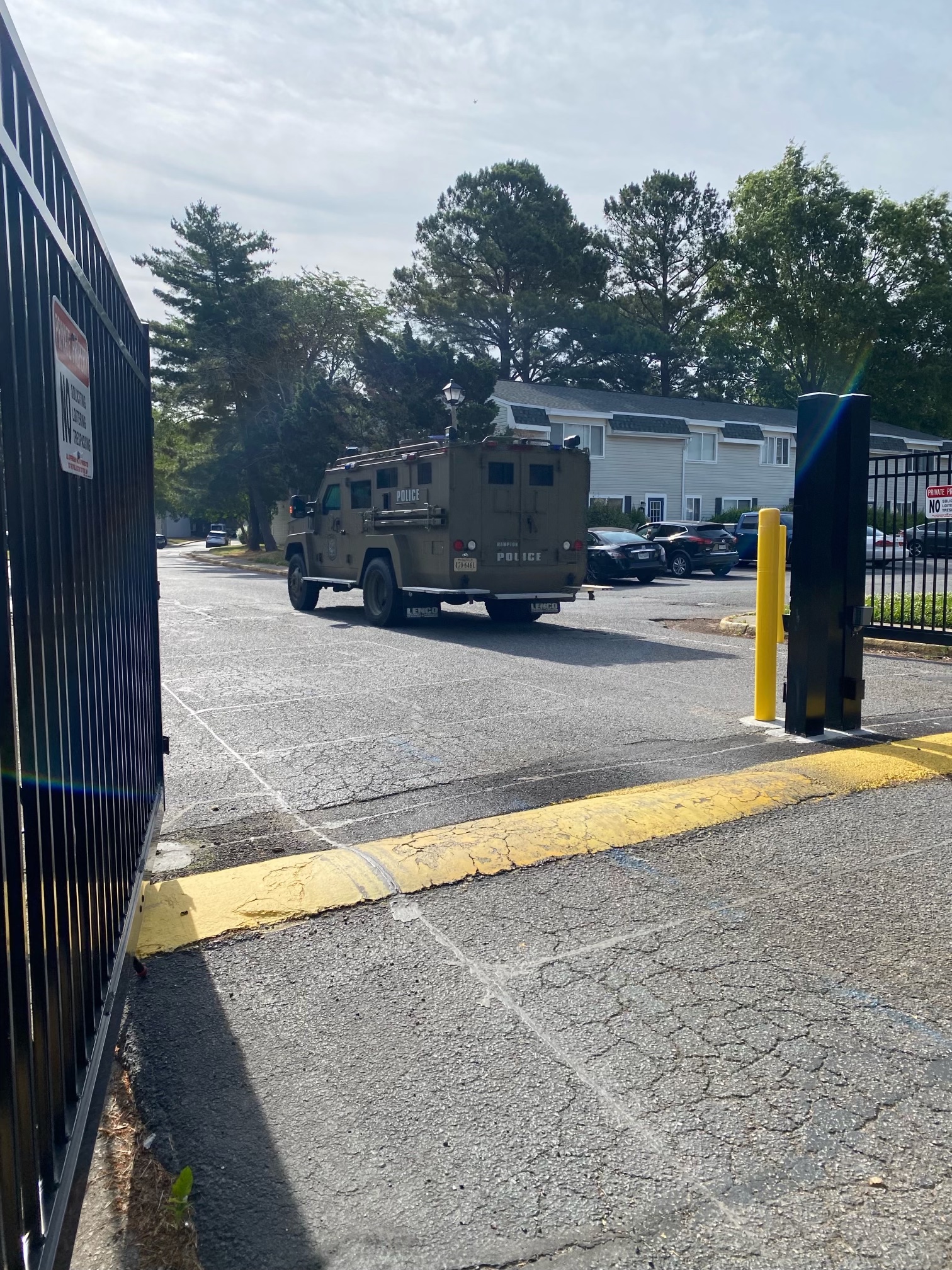 tactical scene newport news police