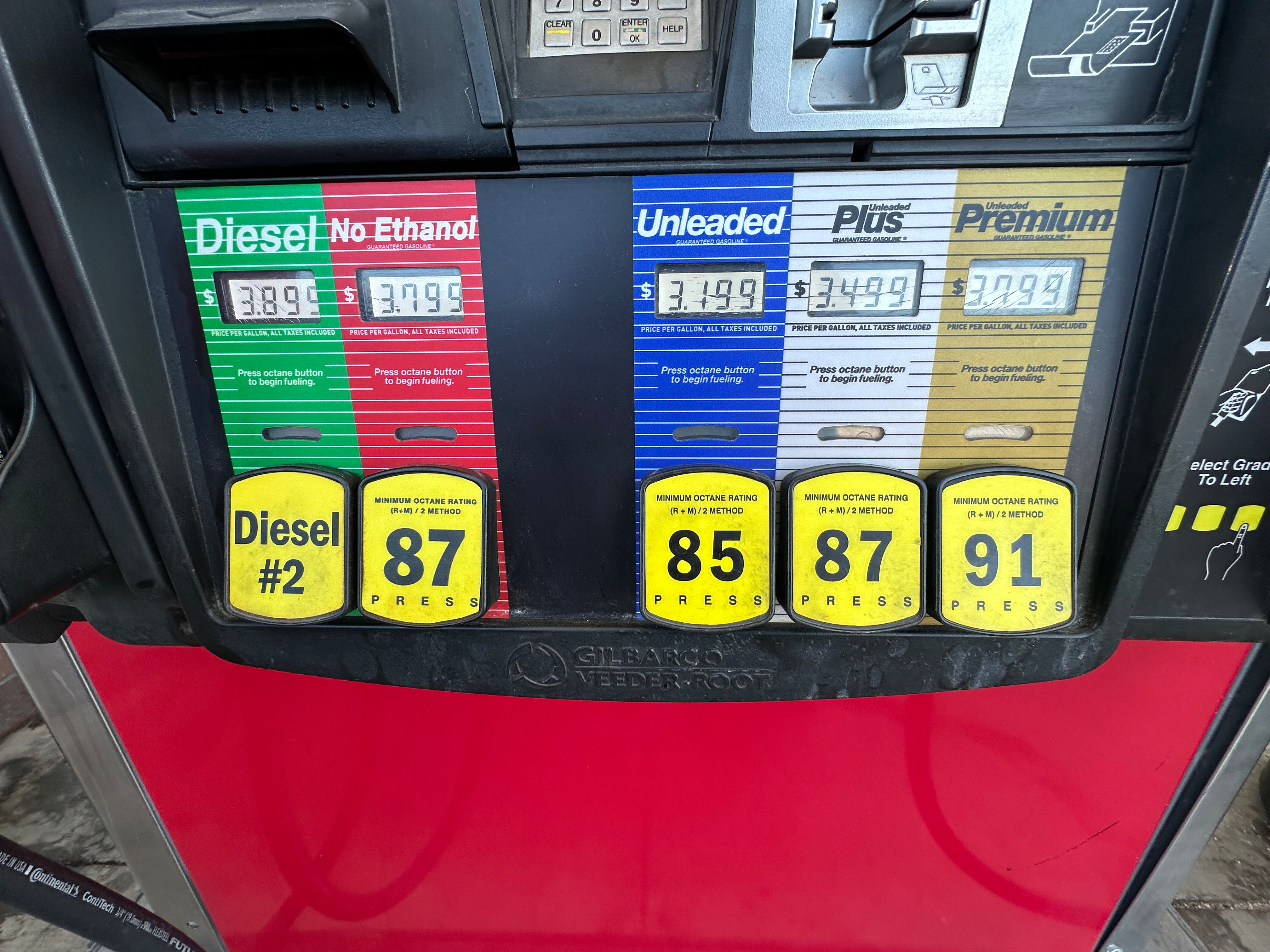 Gasoline Prices Colorado