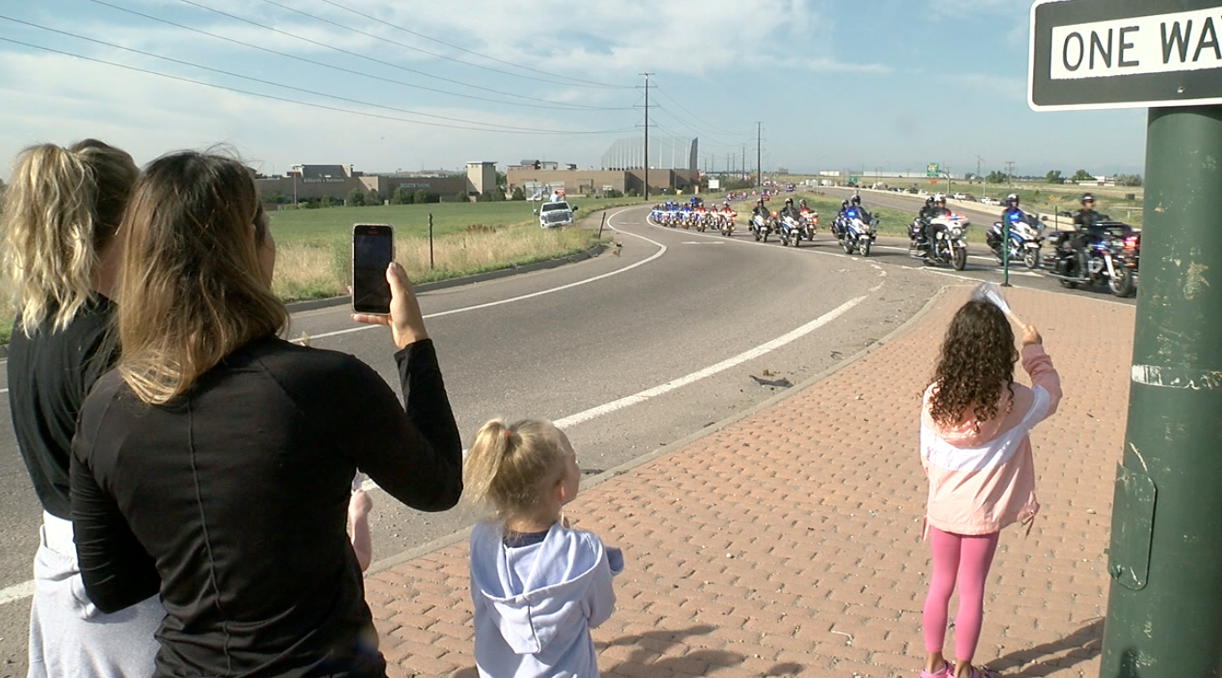 Procession for Officer Gordon Beesley 