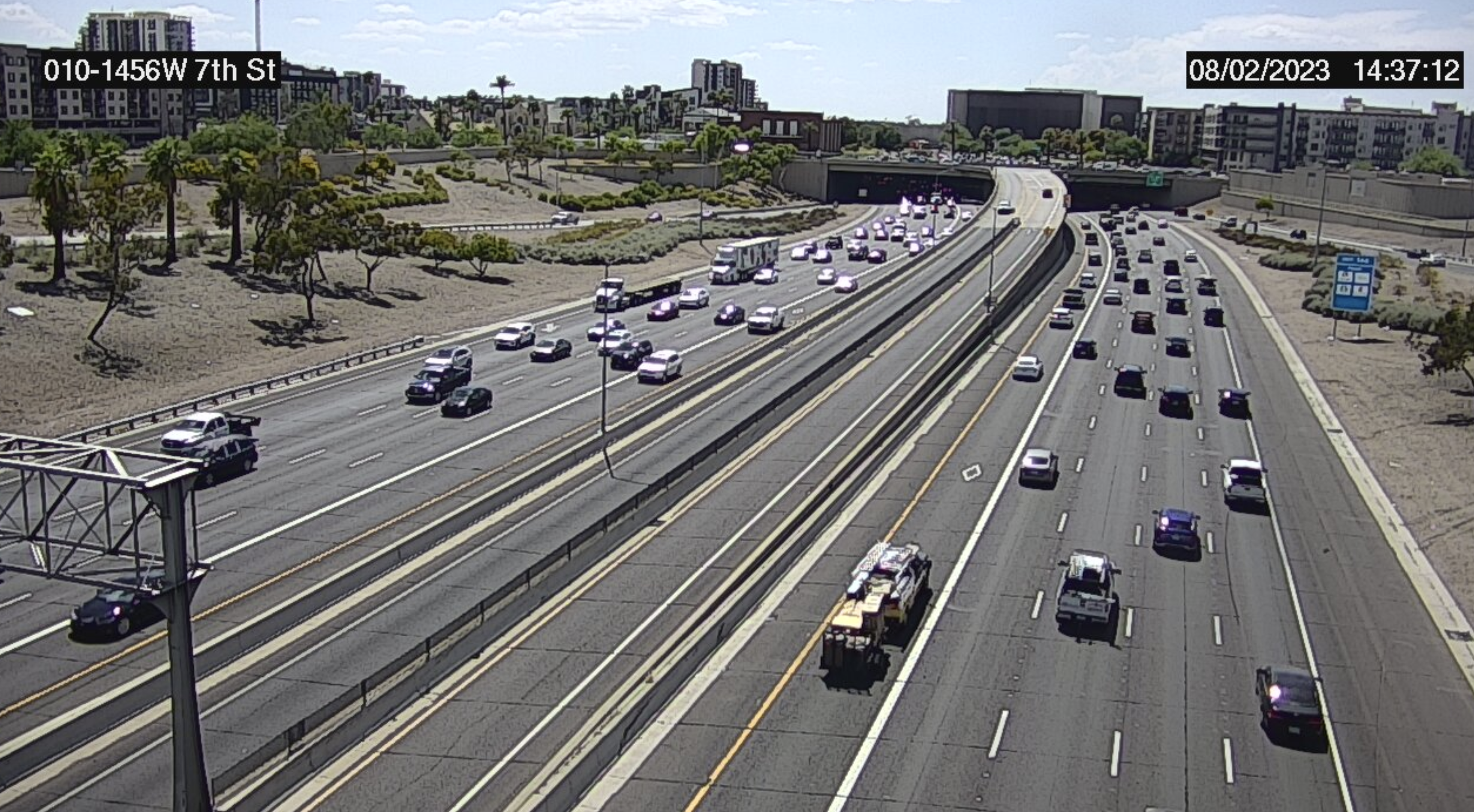 I-10 near tunnel