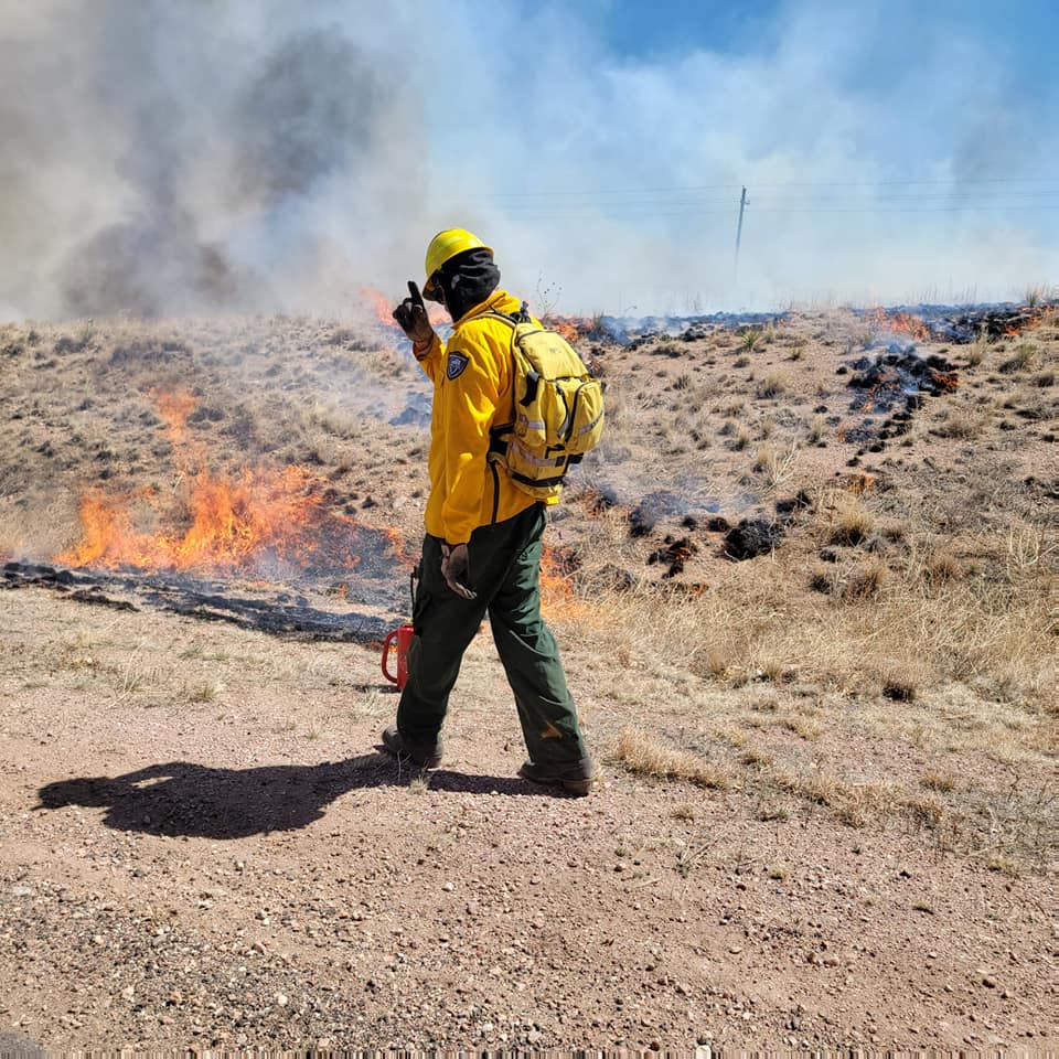 Fort Carson controlled burn