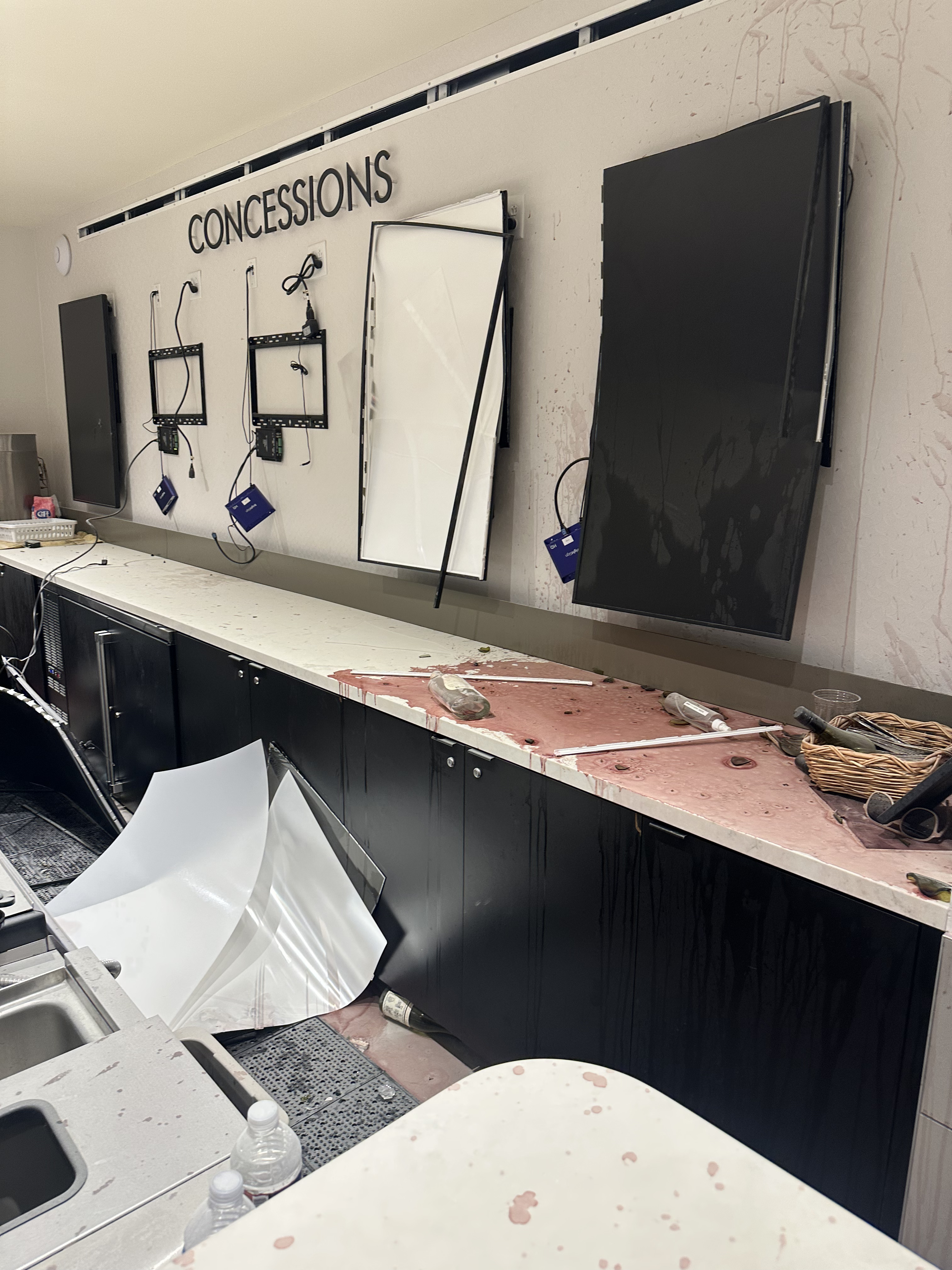 Folly Theater damage