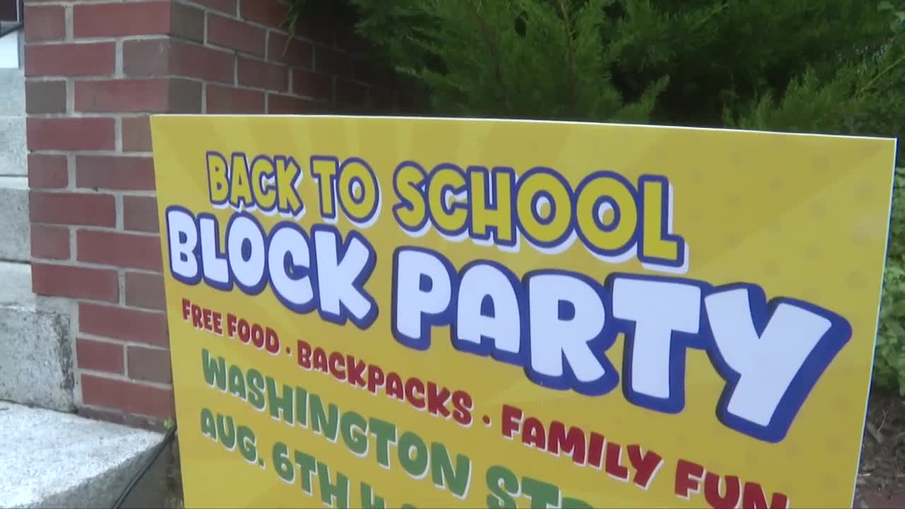 Back to School, No Price Tag: Hundreds receive free supplies at Portsmouth block party