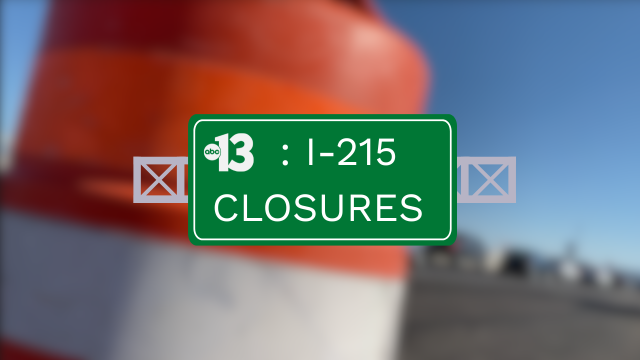 I-215 closures for marathon work weekend