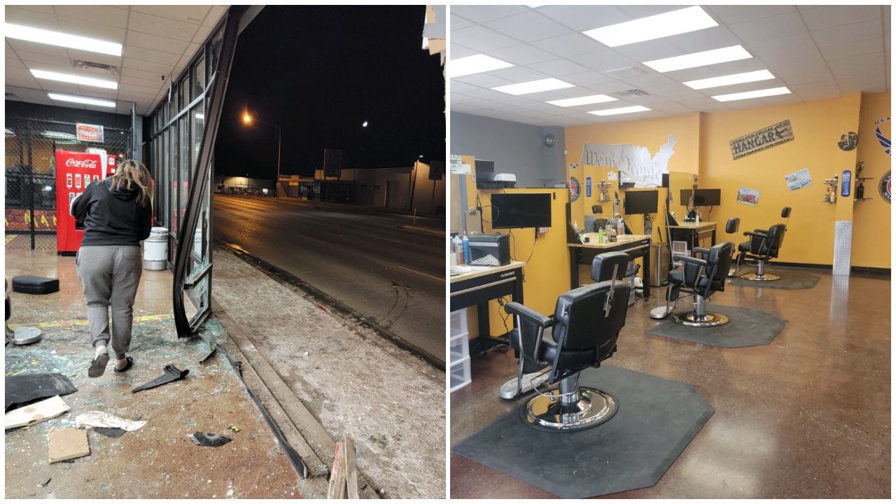 The Man Shop re-opens months after a truck crashed into it