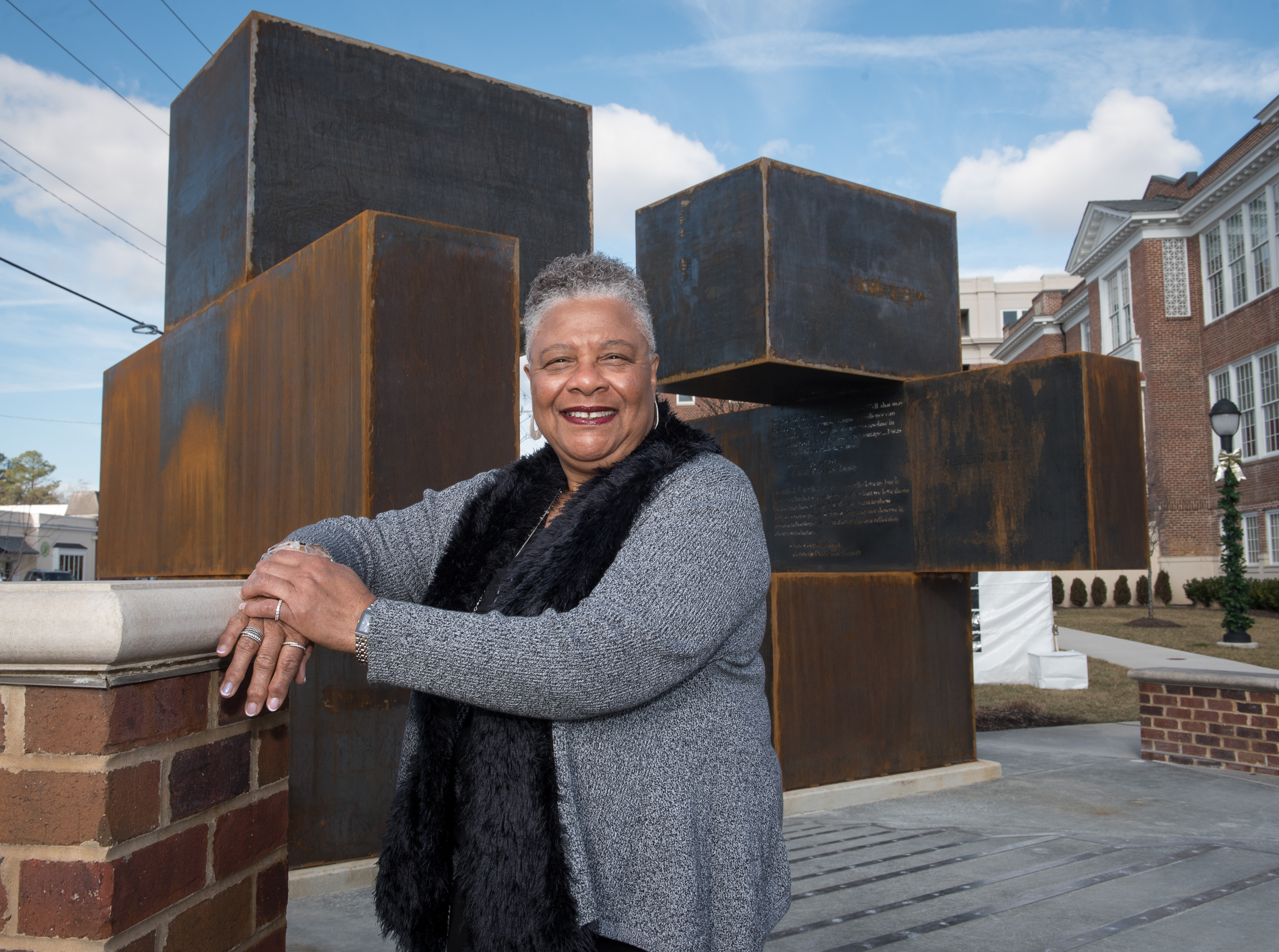 Sculpture Commemorating Racial Integration of Westhampton School Unveiled at Corner of Libbie and Patterson Avenues