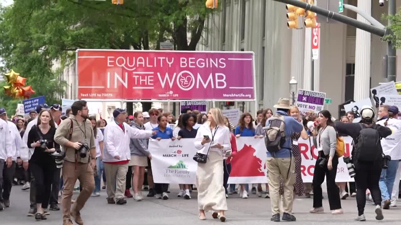Virginia March for Life rallies against reproductive freedom amendment